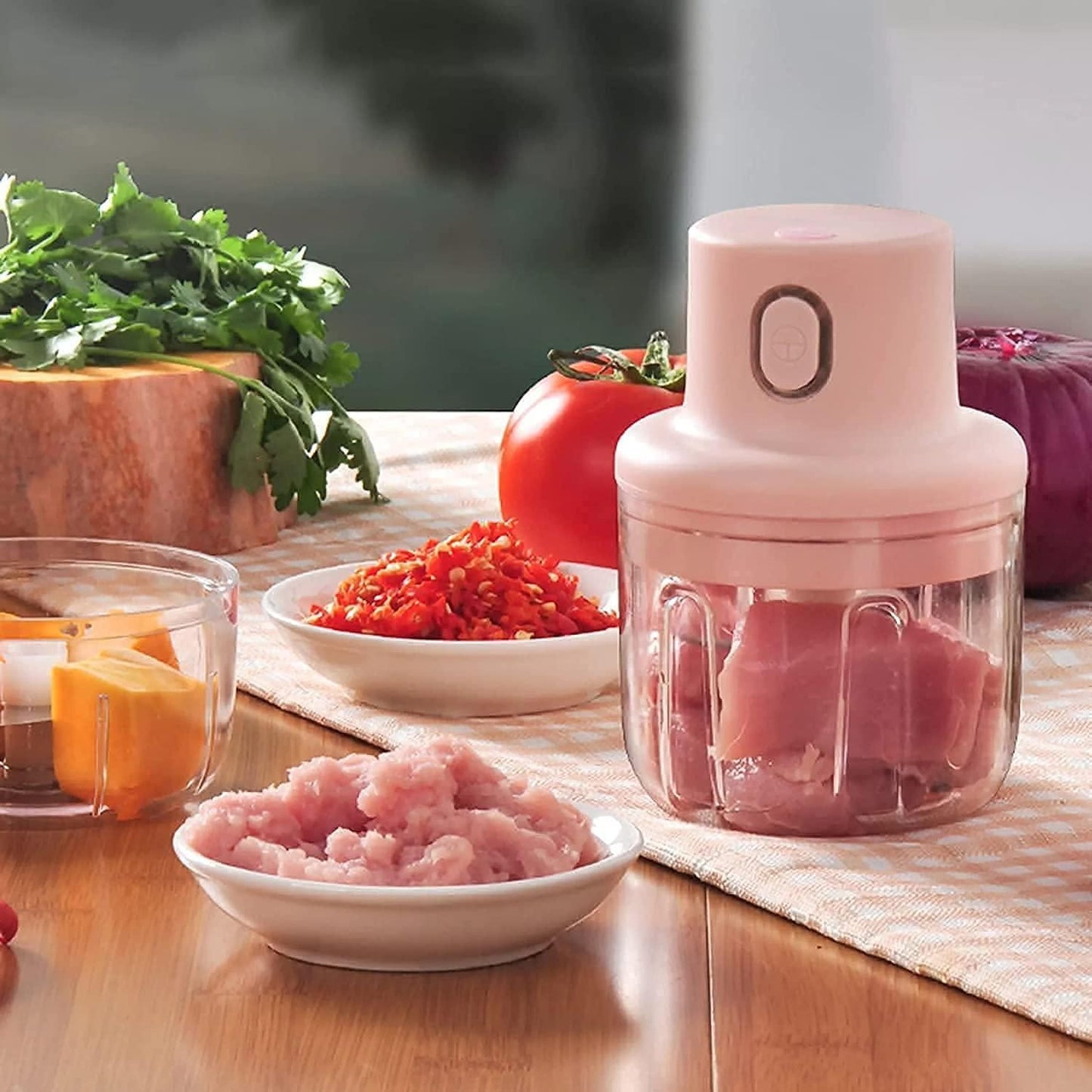 Portable USB Rechargeable Electric Chopper